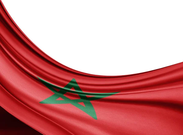 Flag Morocco Copy Space Your Text Illustration — Stock Photo, Image