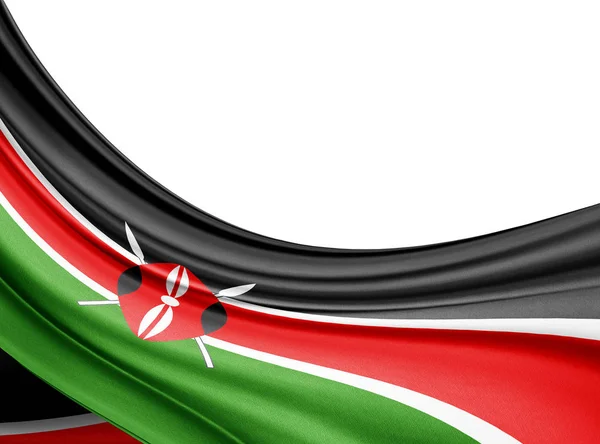 Flag Kenya Copy Space Your Text Illustration — Stock Photo, Image