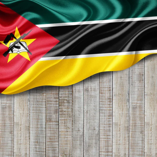 모잠비크의 국기당신의 텍스트나 이미지를 삽화를 — 스톡 사진