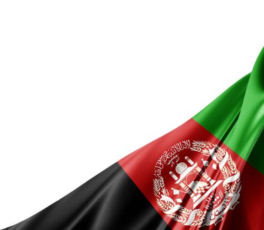 Afganistan bayrağı ipek desenli, dijital arkaplan