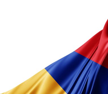 İpek desenli Ermeni bayrağı, dijital arkaplan