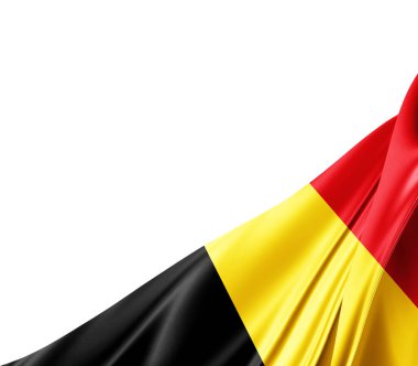 İpek desenli Belçika bayrağı, dijital arkaplan