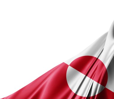  İpek desenli Grönland bayrağı, dijital arkaplan