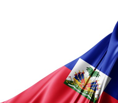 İpek desenli Haiti bayrağı, dijital arkaplan
