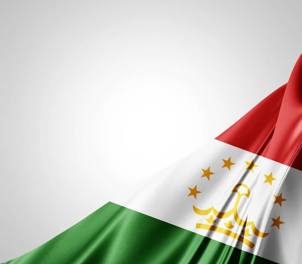 Bandera Tayikistán Con Textura Seda Fondo Digital —  Fotos de Stock