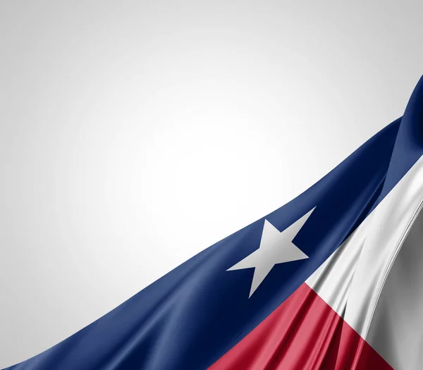 Bandera Texas Con Textura Seda Fondo Digital — Foto de Stock