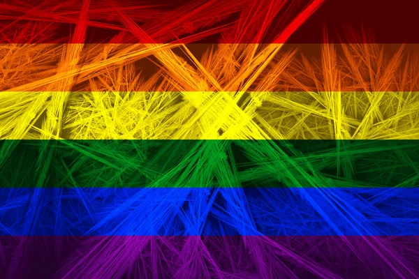 Σημαία Gay Pride Αφηρημένη Υφή Ψηφιακό Υπόβαθρο — Φωτογραφία Αρχείου