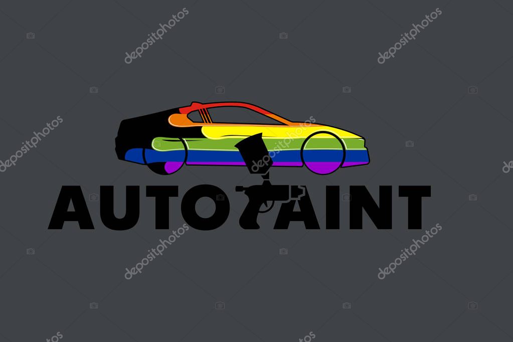 Auto Paint Logo Template Design Vector eps 10