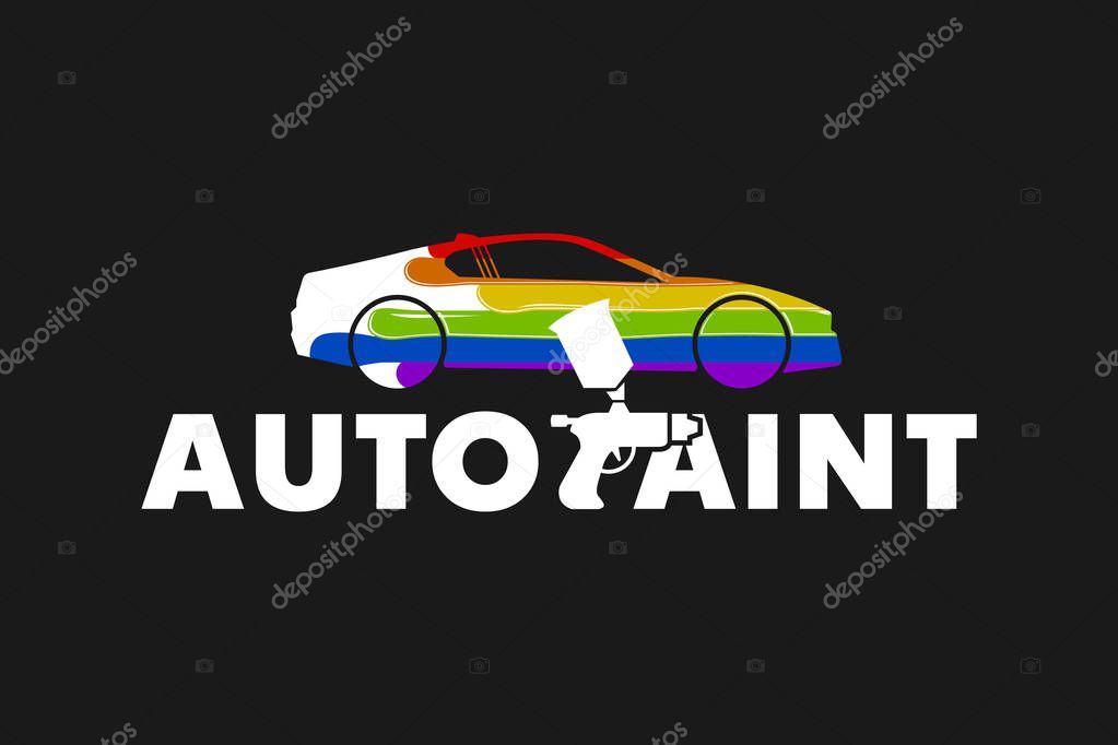 Auto Paint Logo Template Design Vector eps 10