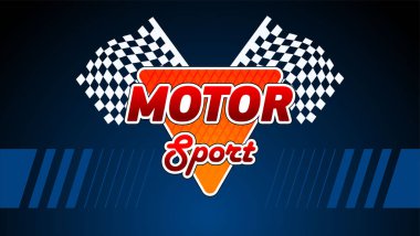 motor spor vektör şablonu, otomotiv teması için güzel arkaplan