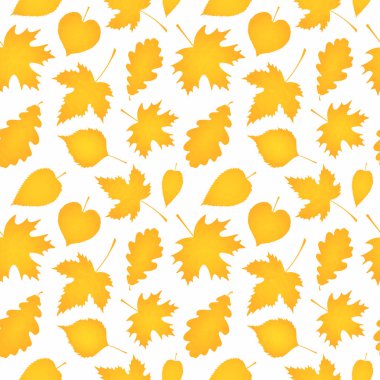 Sorunsuz yaprak desen. Sonbahar arka plan