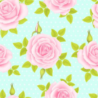 arka plan için gül çiçek ile Seamless Modeli