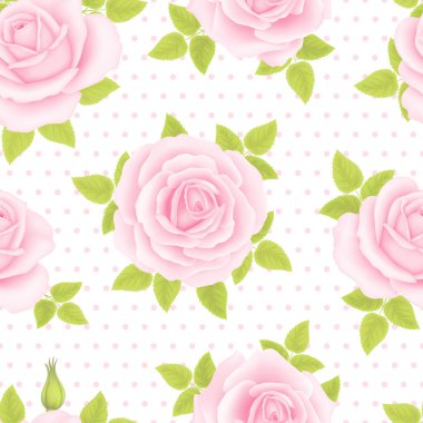 arka plan için gül çiçek ile Seamless Modeli