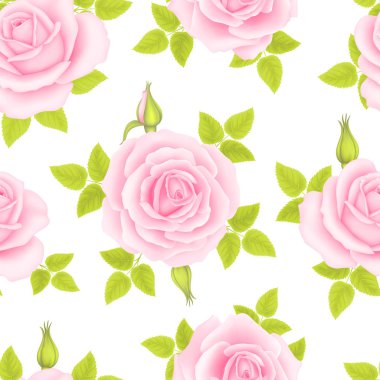 Güllerle kusursuz desen