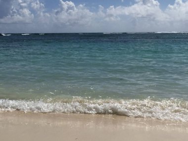 Mauritius sahilde dalgalar