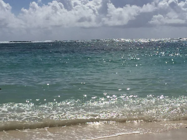 Havet Vågorna Iland Mauritius — Stockfoto