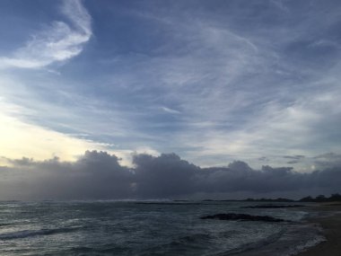 Mauritius yaz gökyüzünün