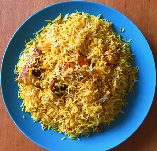 Mauritius Briani baharatlı yiyecekler