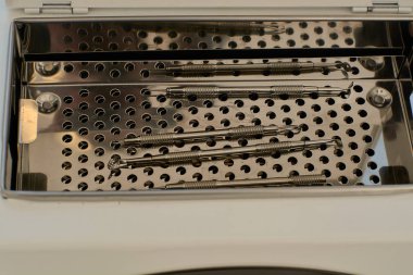 Mini yüksek sıcaklık sterelizer. Tıbbi ekipman sağlık.