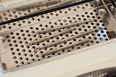 Mini yüksek sıcaklık sterelizer. Tıbbi ekipman sağlık.