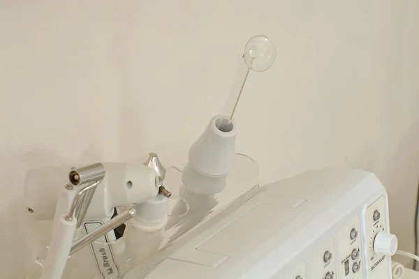 Cosmetic Multifunctional Device close-up in beauty salon.