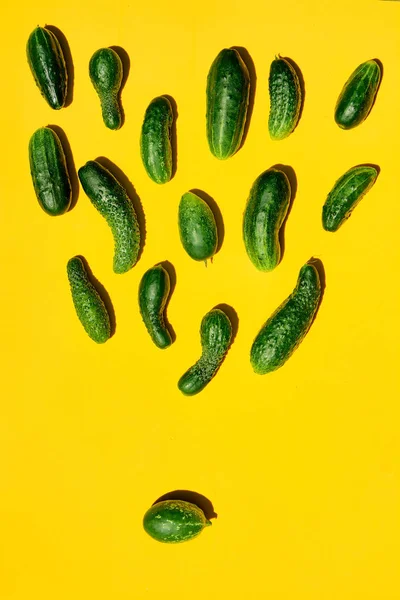 Cucumbers symbolizes the process of fertilization of the ovum by the sperm. — Stock Photo, Image