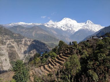 Görünüm Annapurna Güney, Nepal
