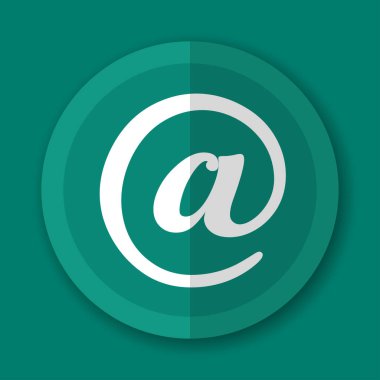 İşareti yeşil simge tasarım yönü çizimi