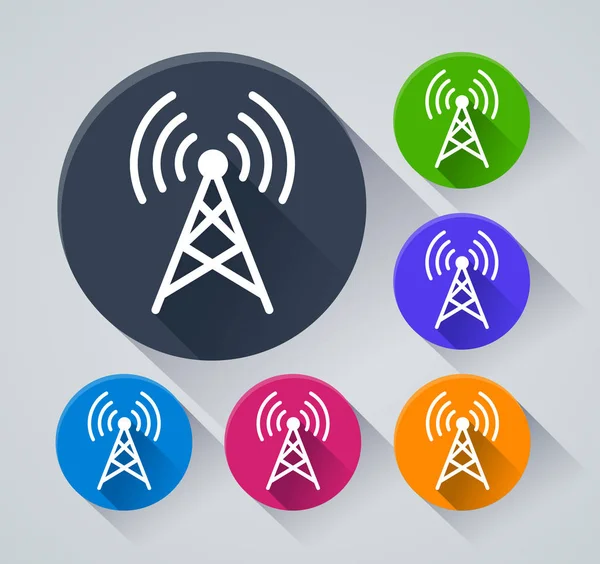 Yayın circle gölge simgelerle gösteren resim