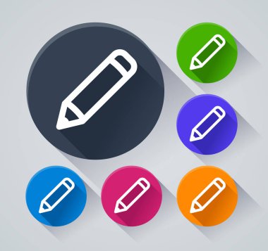 Kalem circle gölge simgelerle gösteren resim