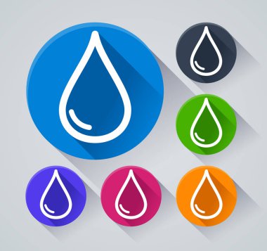 Damla circle gölge simgelerle gösteren resim