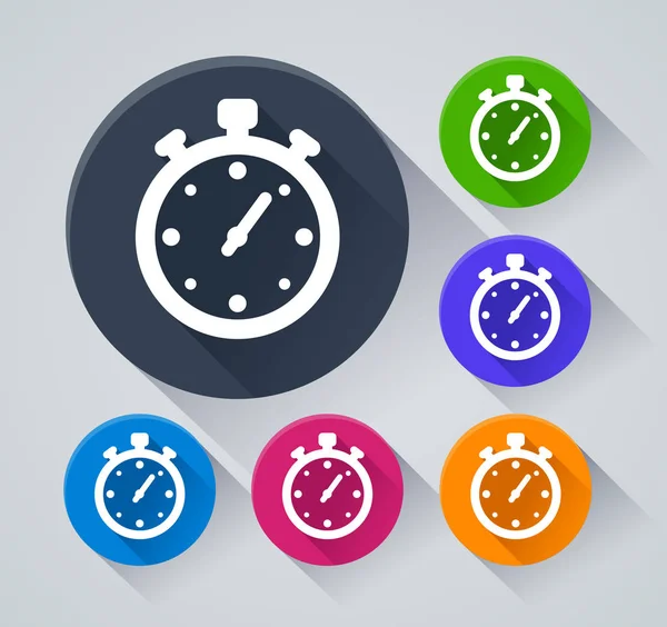 Kronometre circle gölge simgelerle gösteren resim