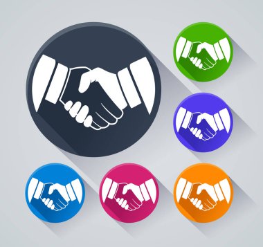 El sıkışma circle gölge simgelerle gösteren resim