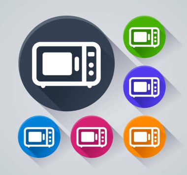 Fırın circle gölge simgelerle gösteren resim