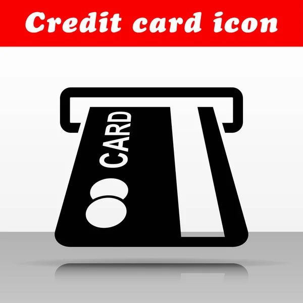 Illustratie Van Creditcard Vector Pictogram Ontwerp — Stockvector