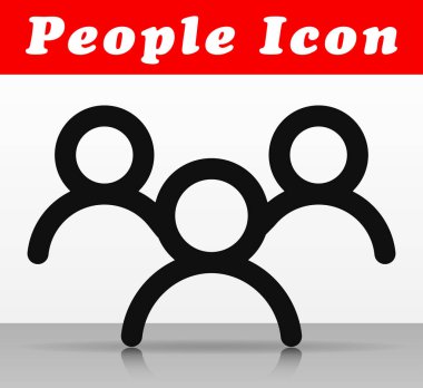 Resimde çizgi insan vektör simgesi tasarım