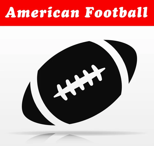 Εικονογράφηση Διάνυσμα Αμερικανικό Ποδόσφαιρο Εικονίδιο Σχεδιασμός — Διανυσματικό Αρχείο