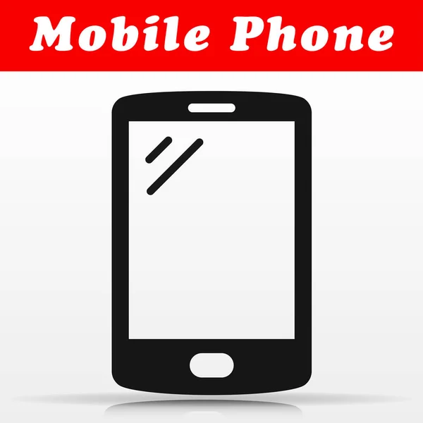 Illustration Mobile Phone Vector Icon Design — Stock Vector
