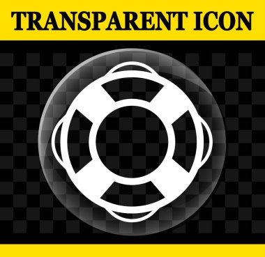 Hayat şamandıra vektör şeffaf simge gösteren resim