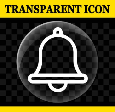 Çan vektör daire şeffaf simge gösteren resim