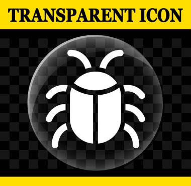 Hata vektör daire şeffaf simge gösteren resim