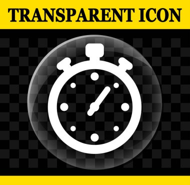 Kronometre vektör daire şeffaf simge gösteren resim