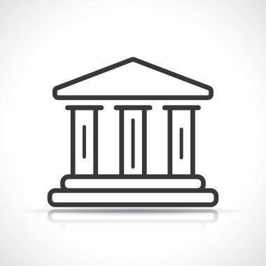 İllüstrasyon simge üzerinde beyaz backgoud İnşaat