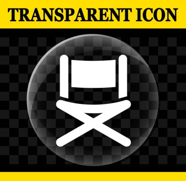 Sandalye vektör daire şeffaf simge gösteren resim