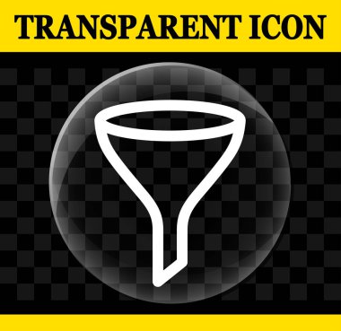Huni vektör daire şeffaf simge gösteren resim