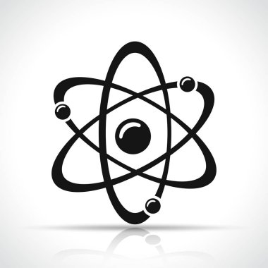 Bilim simgesi beyaz arka plan üzerinde gösterimi