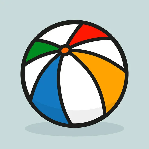 白い背景のボールのベクトル図 — ストックベクタ