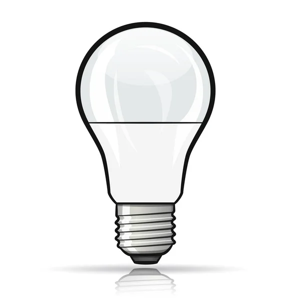 Vector Illustration Light Bulb Design Concept — Stock Vector