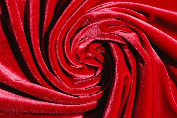 Sfondo Velluto Rosso Sfondo Tessuto Spazio Testo — Foto Stock