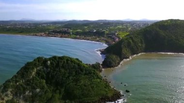 Hills Brazil Ponta do Pai Vitorio Buzios, Rio de Janeiro, aerial drone video footage